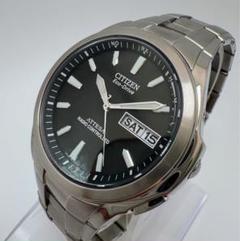 CITZEN ATTESA H100-T010431 ソーラー電波チタニウム時計 Citizen Attesa H100-T010431 Eco-Drive Radio controlled Black