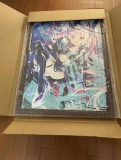 カンザリン 複製原画 「空への階段」(絵師100人展12) 絵師100人展 12 | 絵師100人展公式サイト