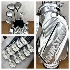 TOUR STAGE ツアーステージ⭐️ゴルフクラブセット　キャディバッグ付き！ BRIDGESTONE GOLF ブリヂストンゴルフ TOURSTAGE ツアーステージ