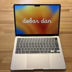 【充放電8回】MacBook Air 256GB M2 スターライト 100%