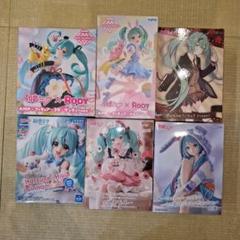 新品未開封初音ミクプライズフィギュア６体まとめ売り 新品】初音ミク✧桜ミク プライズフィギュア 6種セット - メルカリ