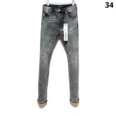 新品 PURPLE BRAND P001 CHARCOAL WASH 34