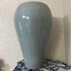 島田幸一　青磁大花瓶　大作51㎝！