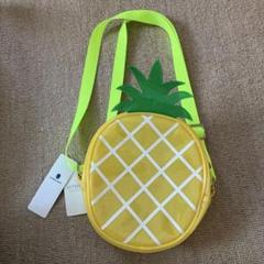 グローバルワーク　PVCモチーフショルダーBAGパイナップル形ショルダーバッグ