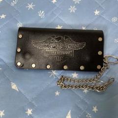 Harley-Davidson レザー長財布 ヴィンテージ 70s HARLEY DAVIDSON BIKER WALLET. | 古着屋【True vintage