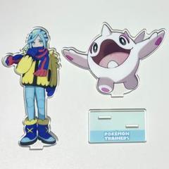 ポケモン グルーシャ アクリルスタンド アクリルスタンド POKÉMON TRAINERS グルーシャ＆アルクジラ