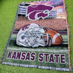 【rug】美品 KANSAS STATE NFL アメフト ラグ　マット rug】美品 KANSAS STATE NFL アメフト ラグ マット - メルカリ