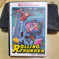 ファミコンソフト ローリングサンダー 箱付・説明書付き - メルカリ