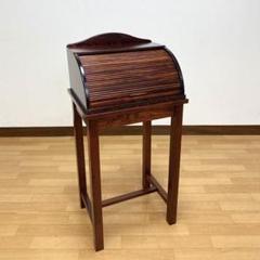 【希少】　アンティーク　天然木製　スペイン製　テーブル　家具　限定　レア センターテーブル おしゃれ 引き出し 無垢 アイアン