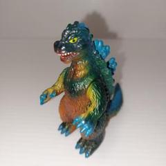希少モスラソフビ当時物ゴジラシリーズブルファク背中にキズ