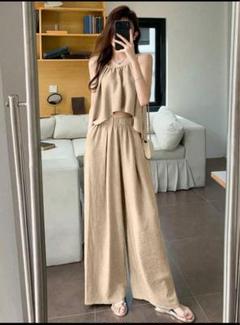 ベージュ セットアップ XL