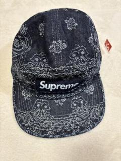Supreme バンダナ柄 ワークキャップ　新品未使用　ブラック Supreme バンダナ柄 キャップ - メルカリ