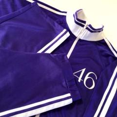 レア 乃木坂46 セットアップジャージ 上下セット パープル M レア 乃木坂46 セットアップジャージ 上下セット パープル M