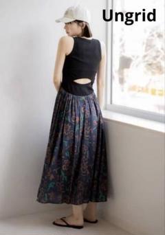 Ungrid美品❤️バックオープンドッキングワンピース