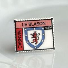 フランス　フェーブ　LE BLASON 切手　ライオン