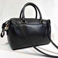 サンローラン ハンドバッグ ベイビーダッフル 2way ショルダーバッグ 黒