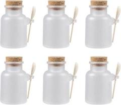 詰め替え ボトル 容器 スプーン コルク キャニスター キャップ プラスチック