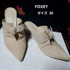 新品】 ミュール フォクシー 36 シルクサテン 黒 オケージョン