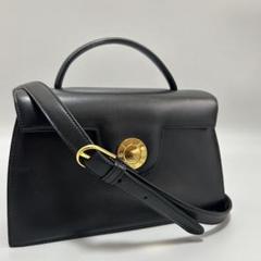 【未使用級】GIVENCHY ハンドバッグ　レザー　金具　ヴィンテージ　ブラック XRPj6IqgMLLkZ7ZIuteelFXSdOHBlv