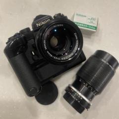 良品！NIKON FE MD-12 MD-16付き　モルト交換済み ニコン FE Nikon FE MD-12 レンズ2本付き - メルカリ