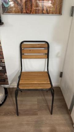 ニコアンド　アイアンチェア 2Set niko and… Iron Pine Chair - メルカリ