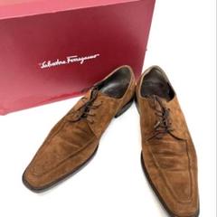▪️Ferragamo フェラガモ スエードシューズ ローファーブラウンsize9