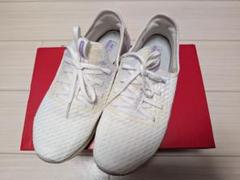 newbalance　ホワイト メッシュスニーカー　25㌢