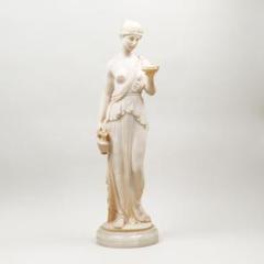 アラバスタ彫刻 スペイン製 水運びの女性像 63cm アラバスタ彫刻 スペイン製 水運びの女性像 63cm - メルカリ