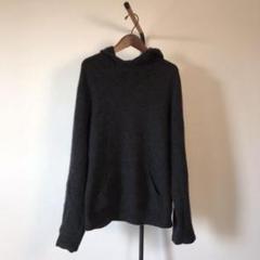 【カシミアパーカー】evam eva メンズ定番商品 チャコール