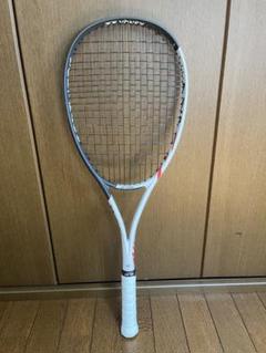 【超美品】YONEX VOLTRAGE 7VS軟式ラケットバッグ付き YONEX VOLTRAGE 7VS ボルトレイジ 7バーサス ホワイト/グレー