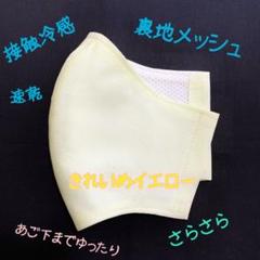 ハンドメイド 接触冷感 涼しい 大きめ メッシュ マスクカバー ひんやり 速乾