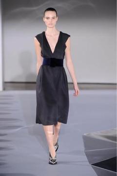jilsander by RAFSIMONS 09AW 変形カシミア混ワンピース