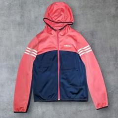 00's adidas ジャージ グランジ スポーツウエア M ピンク ネイビー