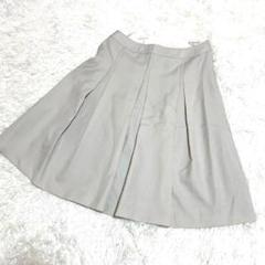 グレープリーツスカート ウエスト67cm ウエストゴムなし　ファスナー