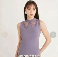 【明日まで】SNIDEL レーストリミングオフショルプルオーバー アイボリー SNIDEL レーストリミングオフショルプルオーバー アイボリー