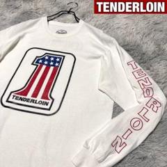 【希少デザイン】テンダーロイン Tシャツ ビッグプリントロゴ No.1 ホワイト