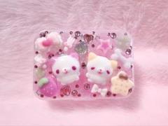 動物小物入れケースデコミニ 平成女児風