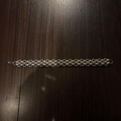 シルバーチェーンリンクブレスレット
