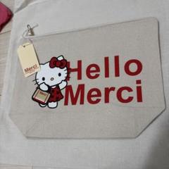 完売品 レア パリ限定 Merci Hello Kitty ハローキティ　ポーチ 2025年最新】merci キティの人気アイテム - メルカリ