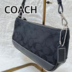 美品⭐︎COACH シグネチャー アクセサリーポーチ ブラック