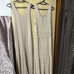 kastane ロングニットワンピース　2枚セット