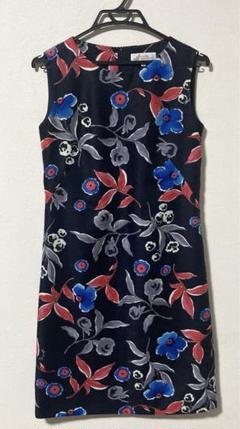 HANAE MORI　アルマアンローズスカート　春物　花柄 新品】定価31,900円 ハナエモリ 花柄フレアロングスカート