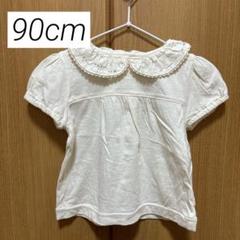 センスオブワンダー　レース襟　カットソー　90cm