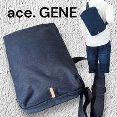 The doc様【極美品】エース. ジーン　A4ボディバック 撥水加工 The doc様【極美品】エース. ジーン A4ボディバック 撥水加工