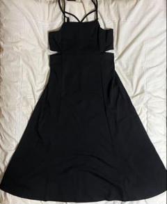 キャミワンピース　ワンピース　黒　ロングワンピース　服　L Helm おしゃれ