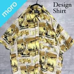 No.1066 VINTAGE ヴィンテージ 古着 総柄シャツ 半袖 洋風