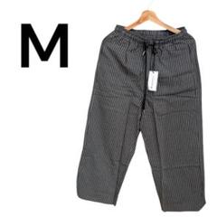 サルエルパンツ 9分丈 ストライプ Mサイズ カジュアル