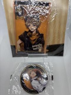 ツイステ ラギー パスケース・実験服缶バッジ セット