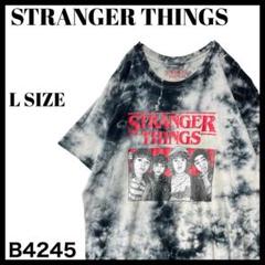古着 ストレンジャーシングス タイダイ染め プリント Tシャツ Lサイズ