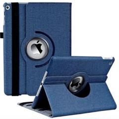 JXCX iPad 10.2インチ 360度回転スタンド ネイビー